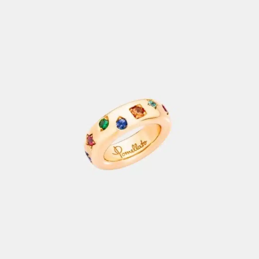 Bague Iconica Pomellato en or rose, mixte — photographie du modèle, cote d’occasion GOLDMARKET