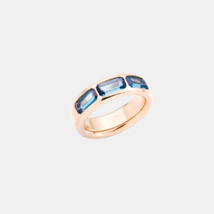 Bague Iconica Pomellato en or rose, topaze 2.5ct — photographie du modèle, cote d’occasion GOLDMARKET