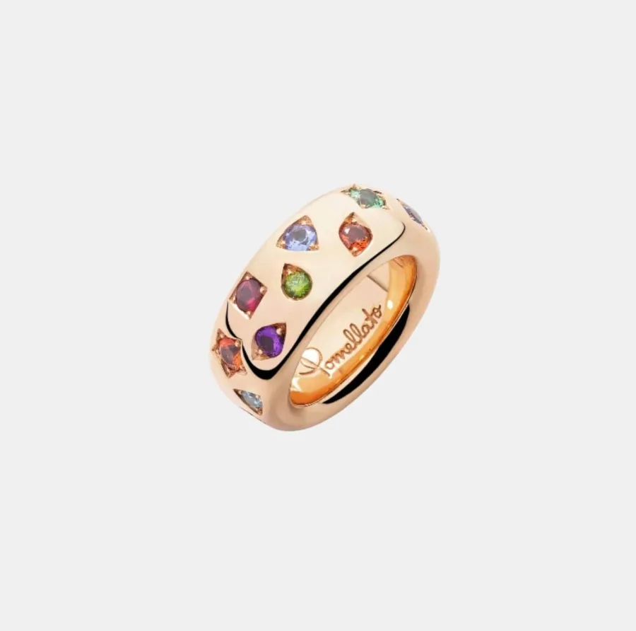 Bague Iconica Pomellato en or rose, tourmaline 0.3ct — photographie du modèle, cote d’occasion GOLDMARKET