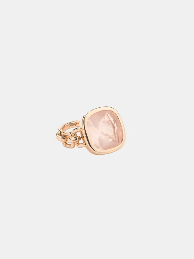 Bague Indrani Poiray en or rose, quartz 8.35ct