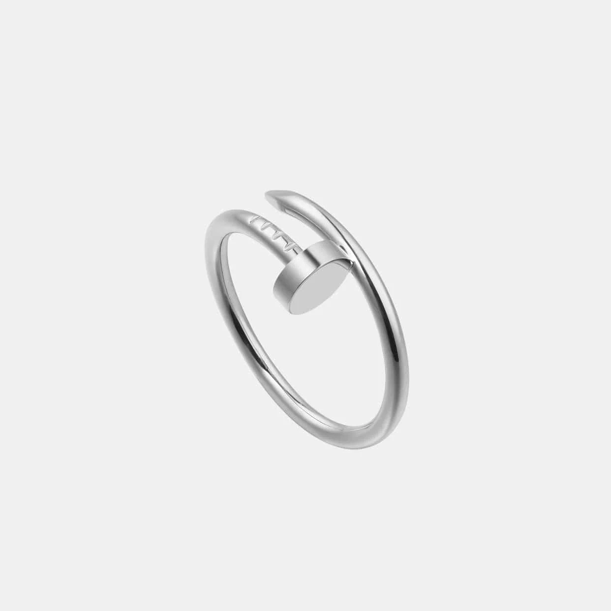 Bague Juste un Clou Cartier petit modèle en or gris — photographie du modèle, cote d’occasion GOLDMARKET
