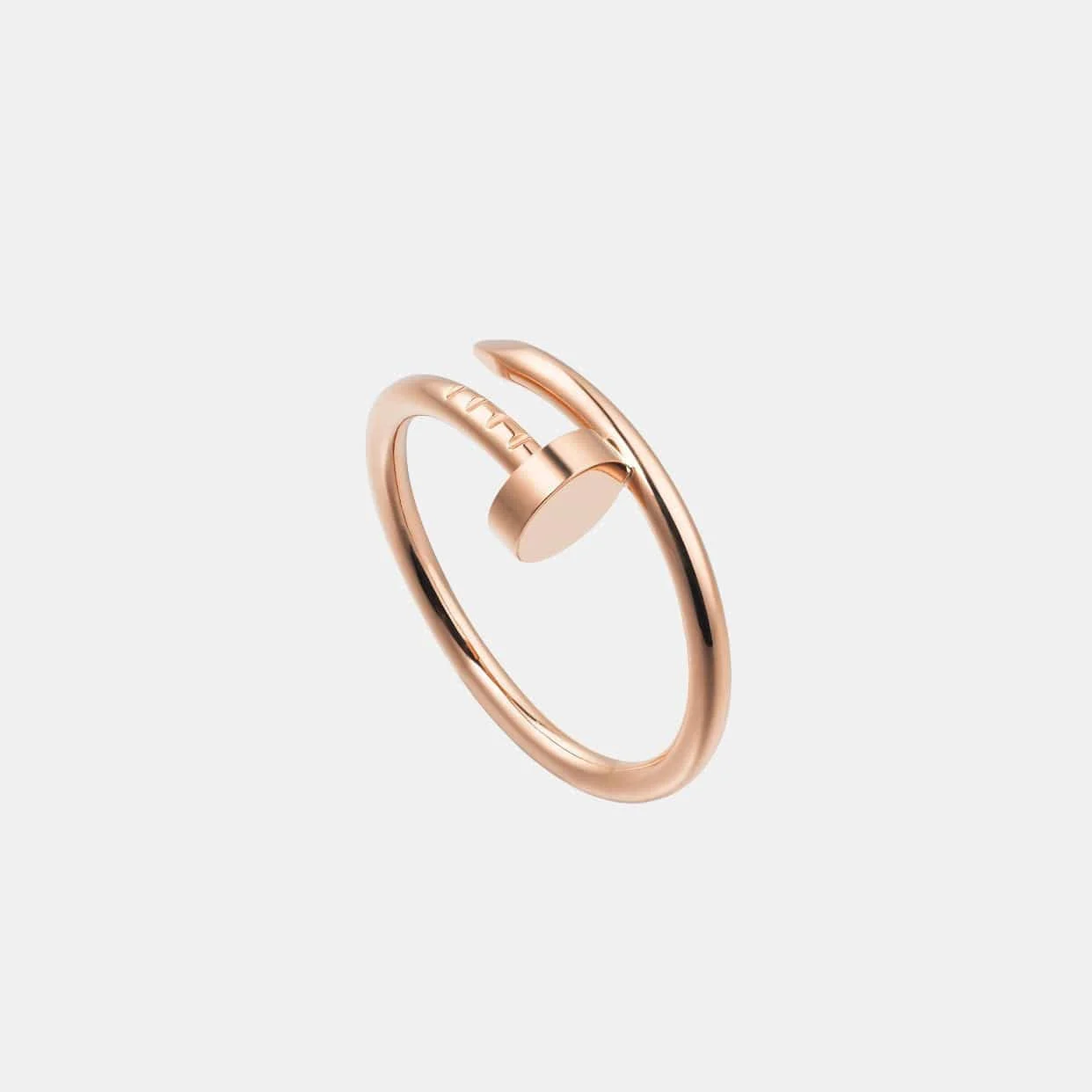 Bague Juste un Clou Cartier petit modèle en or rose — photographie du modèle, cote d’occasion GOLDMARKET