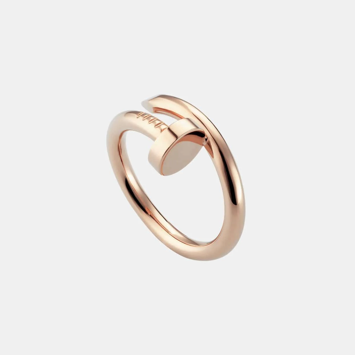 Bague Juste un Clou Cartier en or rose — photographie du modèle, cote d’occasion GOLDMARKET