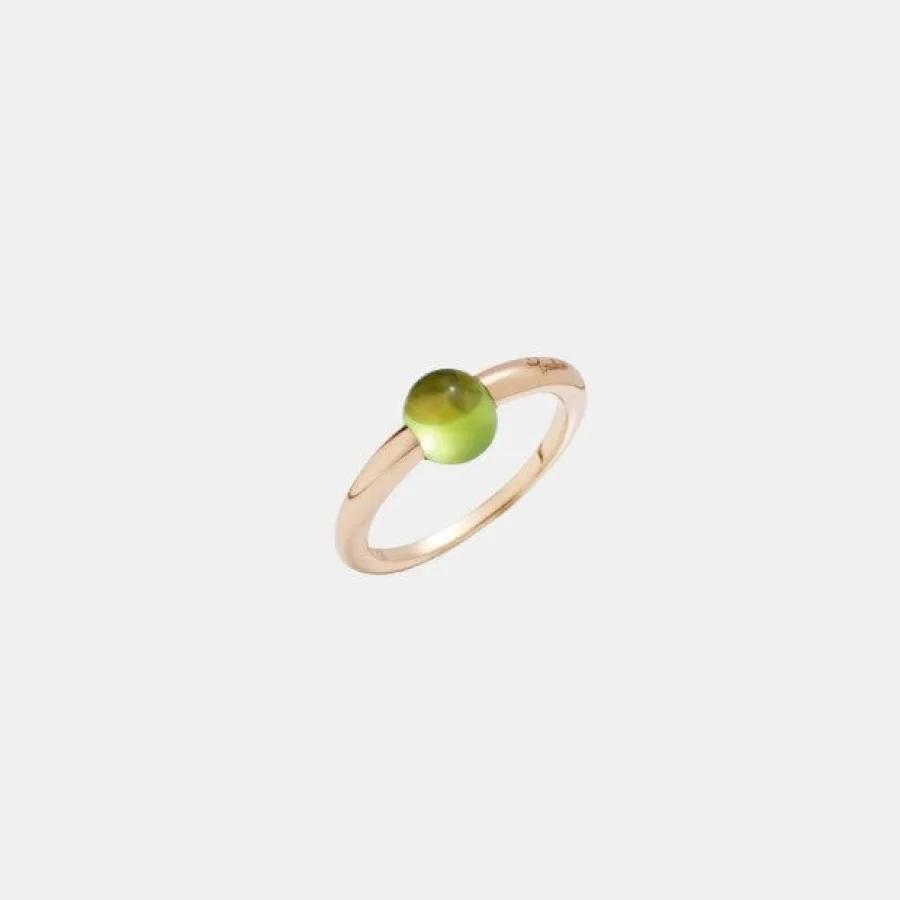 Bague M’Ama Non M’Ama Pomellato en or rose, péridot 1.6ct