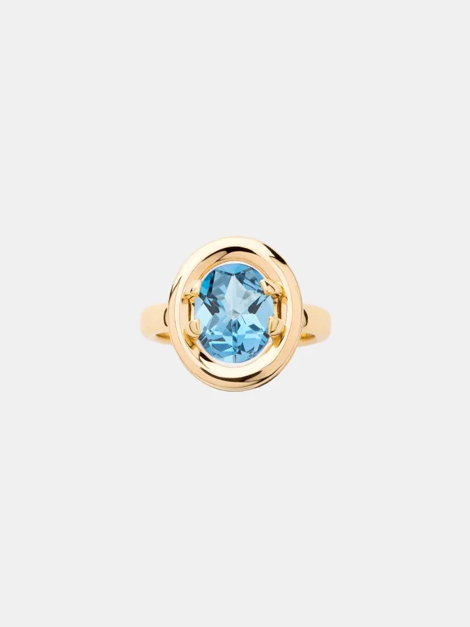 Bague Ma Préférence Poiray en or jaune, topaze 2.8ct — photographie du modèle, cote d’occasion GOLDMARKET
