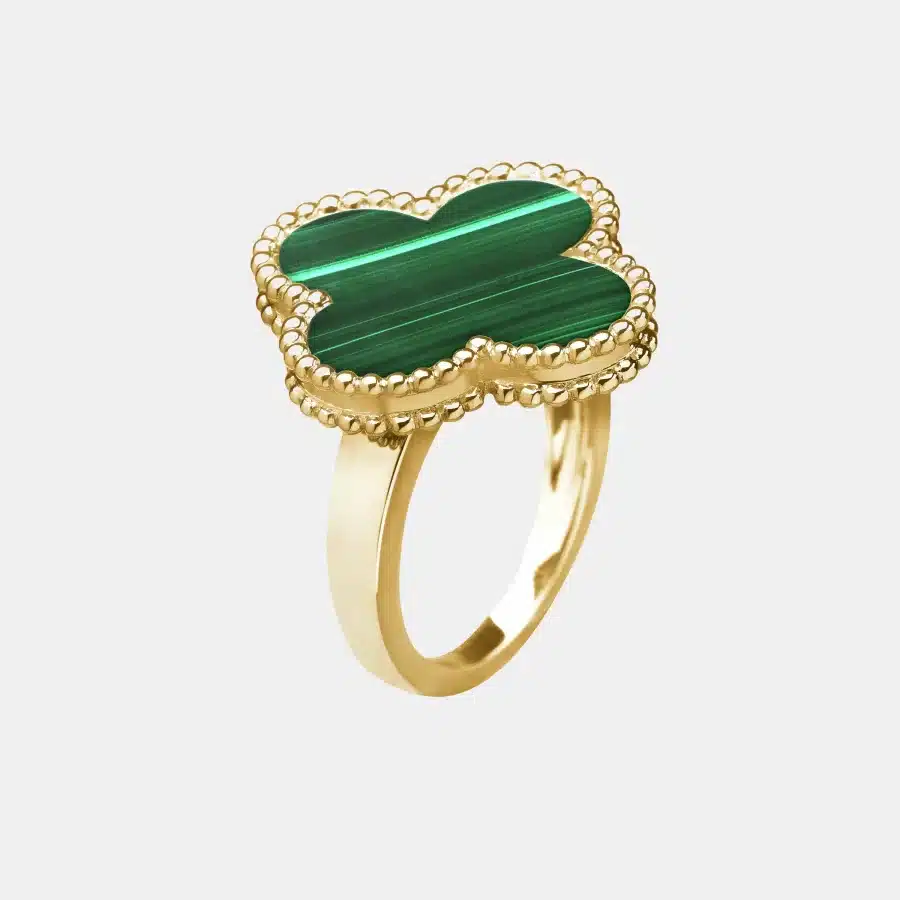 Bague Magic Alhambra Van Cleef & Arpels en or jaune, malachite