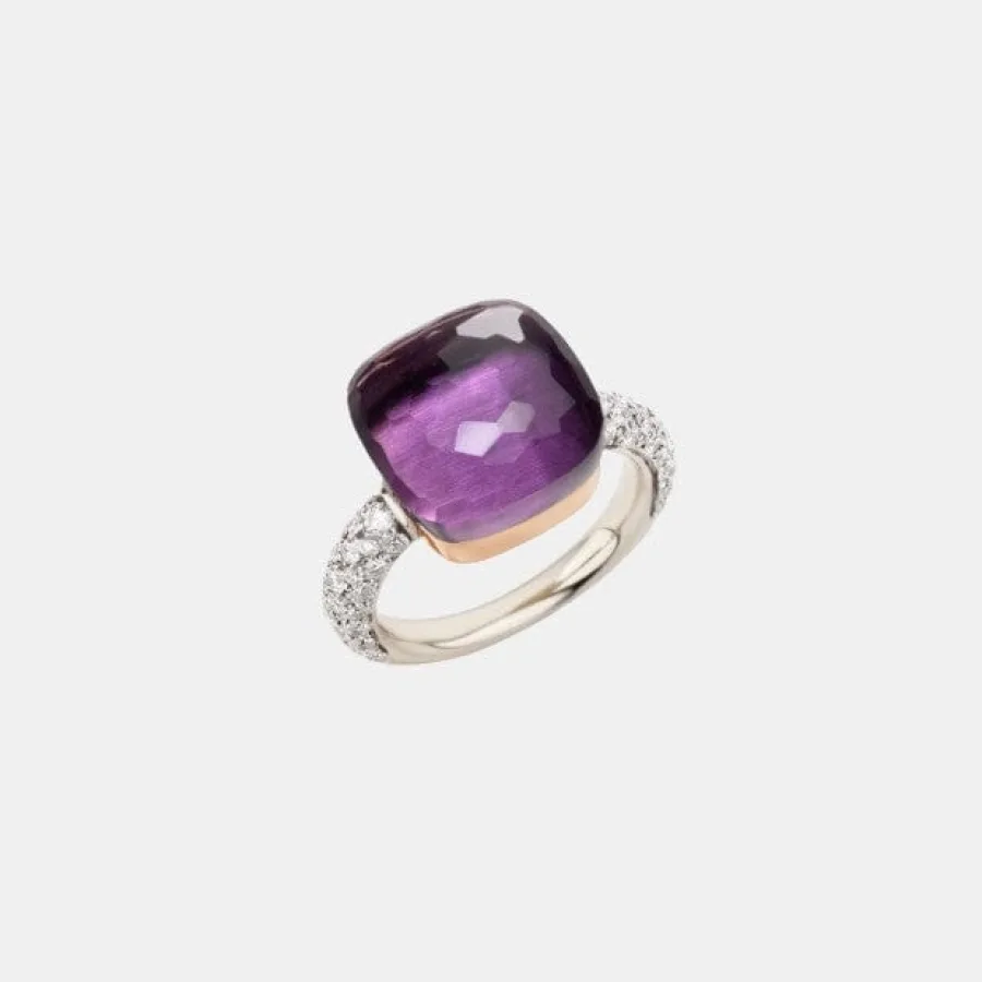 Bague Nudo Pomellato en or, améthyste 11ct — photographie du modèle, cote d’occasion GOLDMARKET