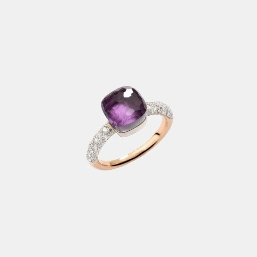 Bague Nudo Pomellato en or, améthyste 4.9ct — photographie du modèle, cote d’occasion GOLDMARKET