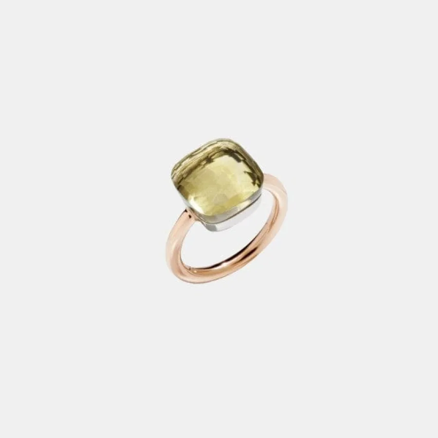 Bague Nudo Pomellato en or blanc, quartz