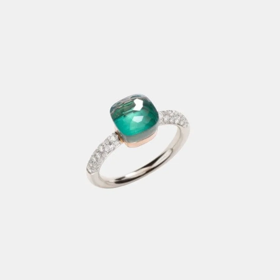 Bague Nudo Pomellato en or rose, diamant — photographie du modèle, cote d’occasion GOLDMARKET