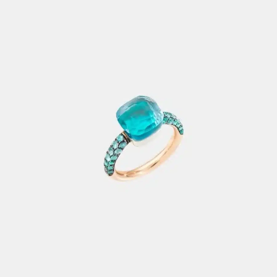 Bague Nudo Pomellato en or, topaze — photographie du modèle, cote d’occasion GOLDMARKET
