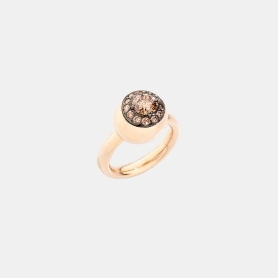 Bague Nuvola Pomellato en or rose, diamant