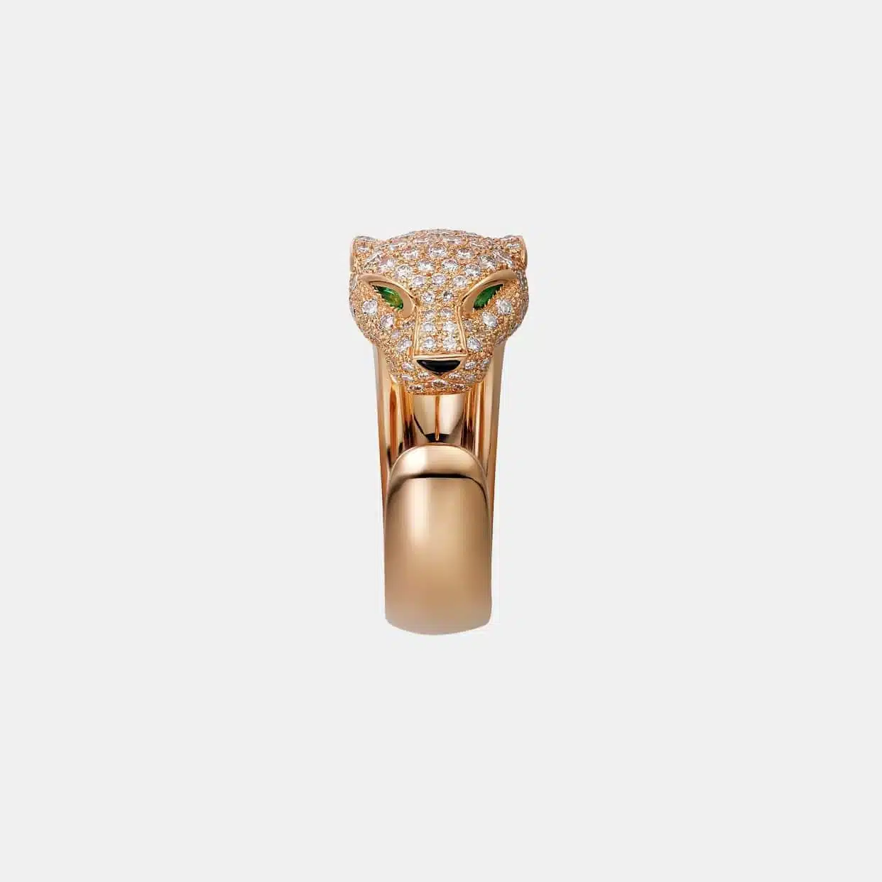 Bague Panthère Cartier en or rose, mixte — photographie du modèle, cote d’occasion GOLDMARKET