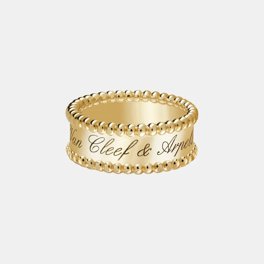 Bague Perlée Van Cleef & Arpels en or jaune — photographie du modèle, cote d’occasion GOLDMARKET