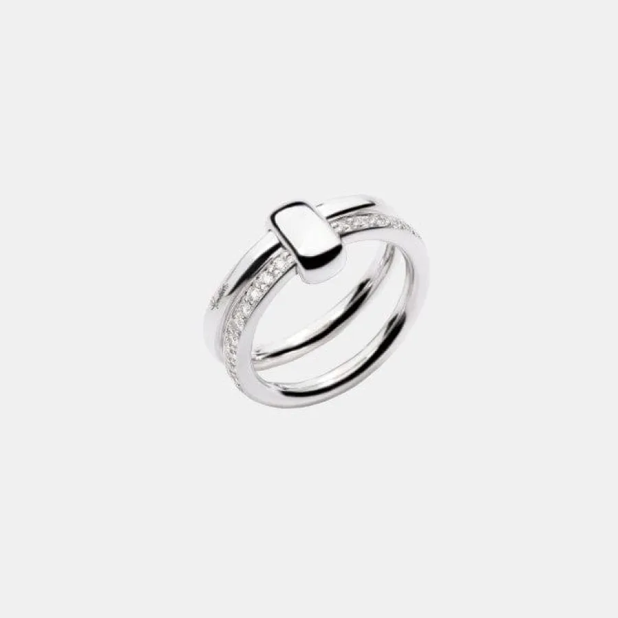 Bague Pomellato Together Pomellato en or blanc, diamant 0.4ct