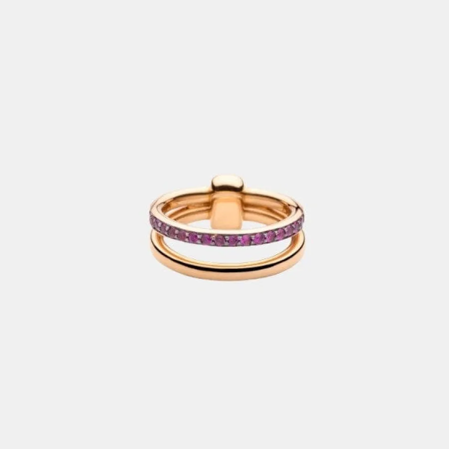 Bague Pomellato Together Pomellato en or rose, rubis 0.6ct