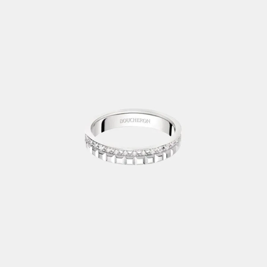 Bague Quatre Boucheron en or blanc, diamant 0.24ct