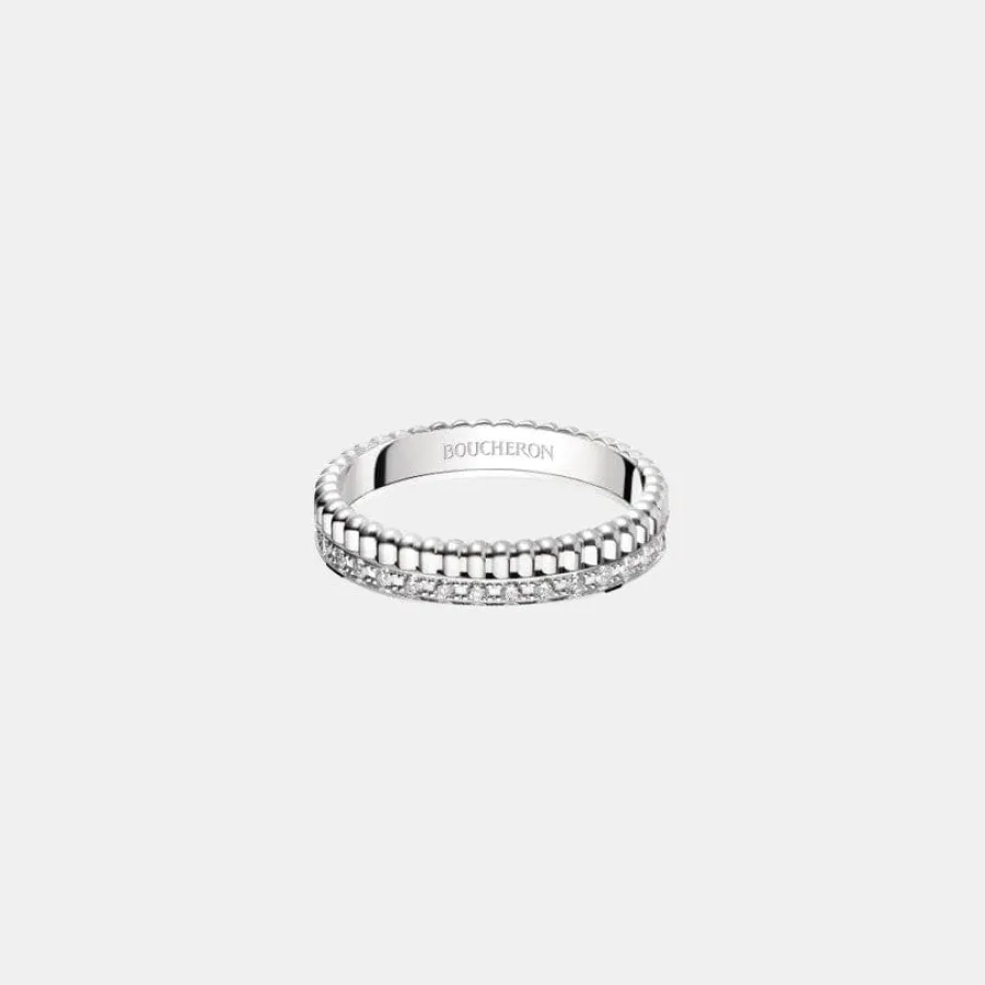 Bague Quatre Boucheron en or blanc, diamant 0.25ct