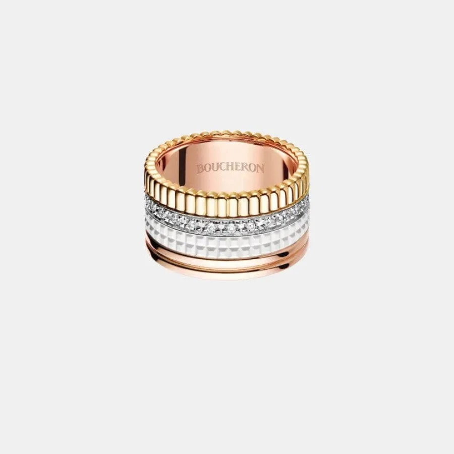 Bague Quatre Boucheron en or blanc, diamant 0.49ct