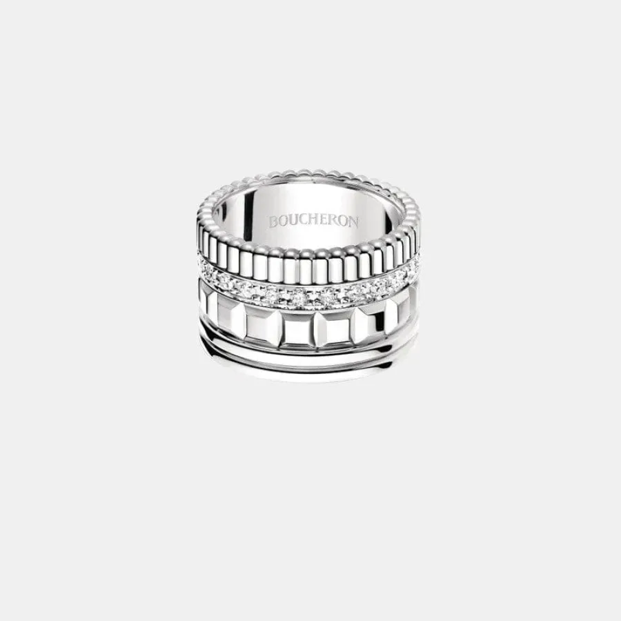 Bague Quatre Boucheron en or blanc, diamant 0.51ct