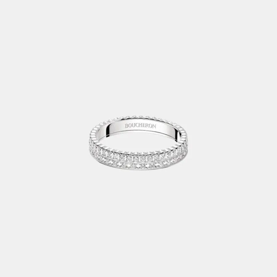 Bague Quatre Boucheron en or blanc, diamant 0.62ct — photographie du modèle, cote d’occasion GOLDMARKET