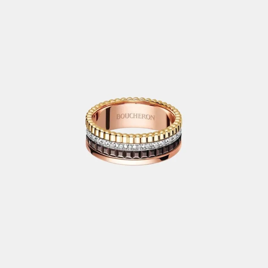 Bague Quatre Boucheron en or, diamant 0.25ct — photographie du modèle, cote d’occasion GOLDMARKET