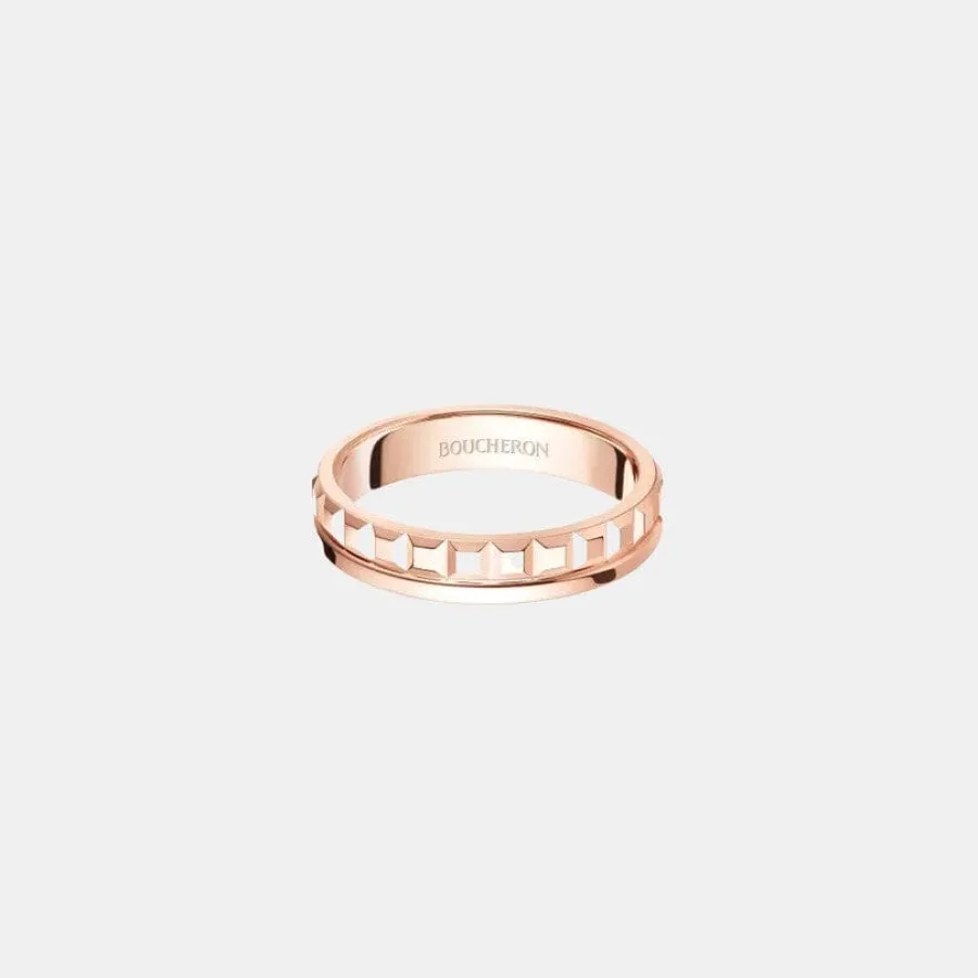 Bague Quatre Boucheron en or rose — photographie du modèle, cote d’occasion GOLDMARKET