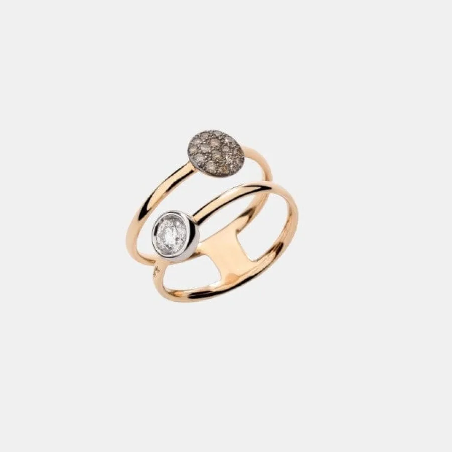 Bague Sabbia Pomellato en or, diamant 0.2ct — photographie du modèle, cote d’occasion GOLDMARKET