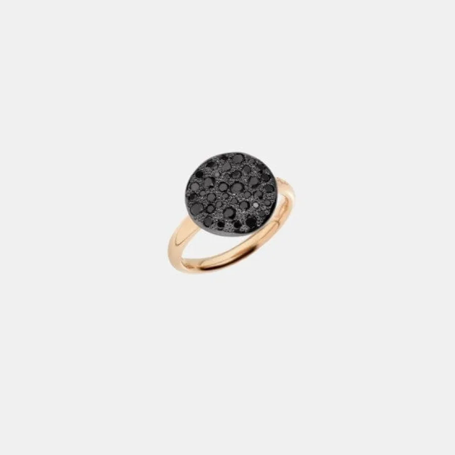 Bague Sabbia Pomellato en or rose, diamant 0.7ct
