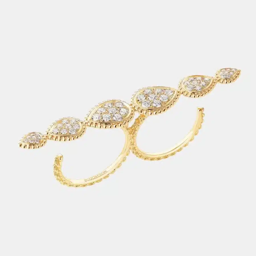 Bague Serpent Bohème Boucheron en or jaune, diamant 1.01ct — photographie du modèle, cote d’occasion GOLDMARKET