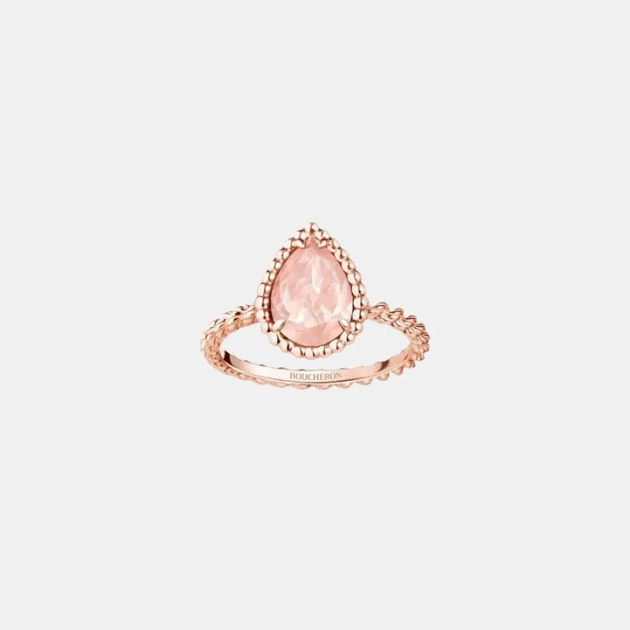 Bague Serpent Bohème Boucheron en or rose, quartz s motif 1.35ct — photographie du modèle, cote d’occasion GOLDMARKET