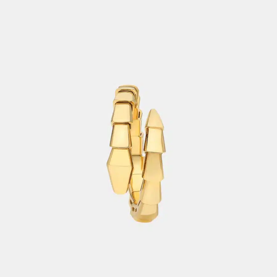 Bague Serpenti Viper Bulgari en or jaune — photographie du modèle, cote d’occasion GOLDMARKET