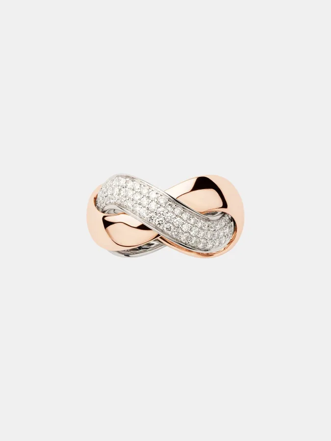 Bague Tresse Poiray en or, diamant 0.5ct — photographie du modèle, cote d’occasion GOLDMARKET