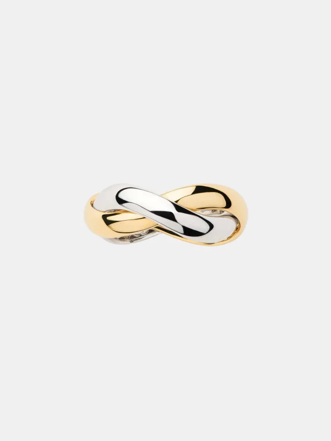 Bague Tresse Poiray en or — photographie du modèle, cote d’occasion GOLDMARKET