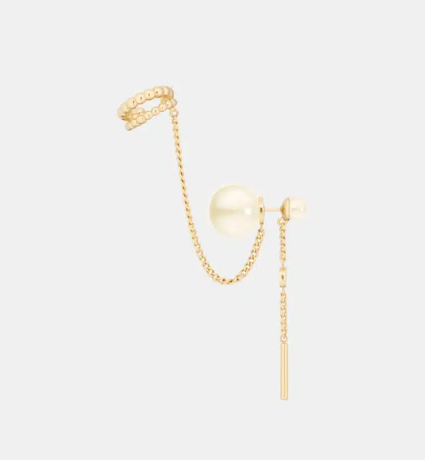 Boucles d’oreilles 30 Montaigne Dior en or