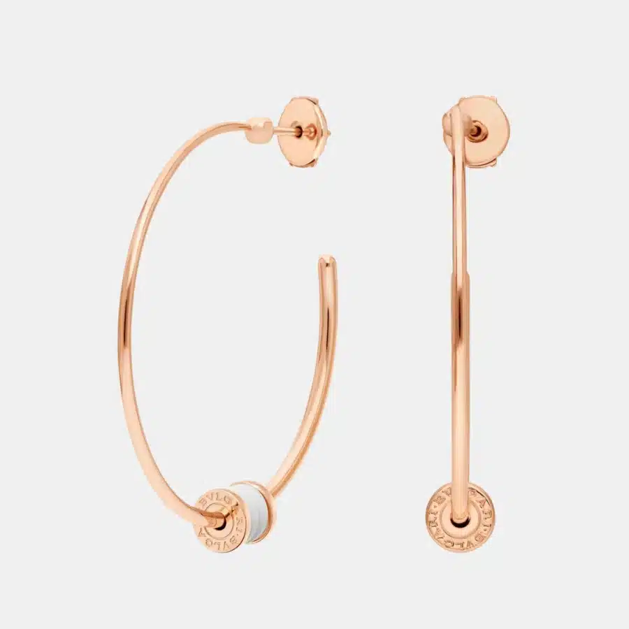 Boucles d'oreilles B.Zero1 Bulgari en or blanc — photographie du modèle, cote d’occasion GOLDMARKET