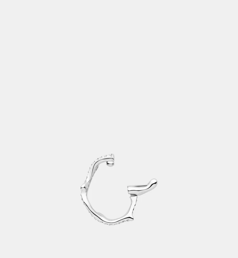 Boucles d’oreilles Bois de Rose Dior en or blanc, diamant 0.29 ct