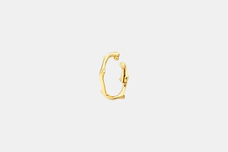 Boucles d’oreilles Bois de Rose Dior en or jaune
