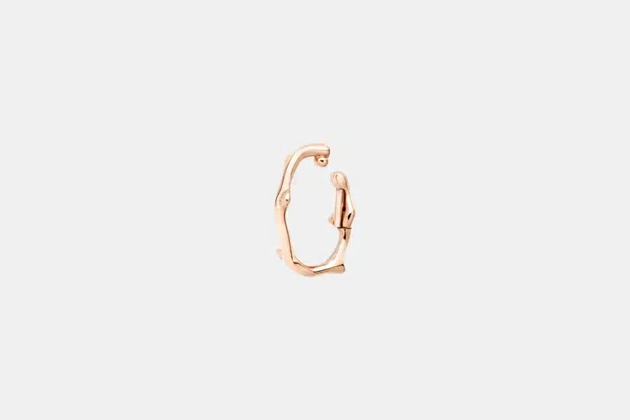 Boucles d'oreilles Bois de Rose Dior en or rose — photographie du modèle, cote d’occasion GOLDMARKET
