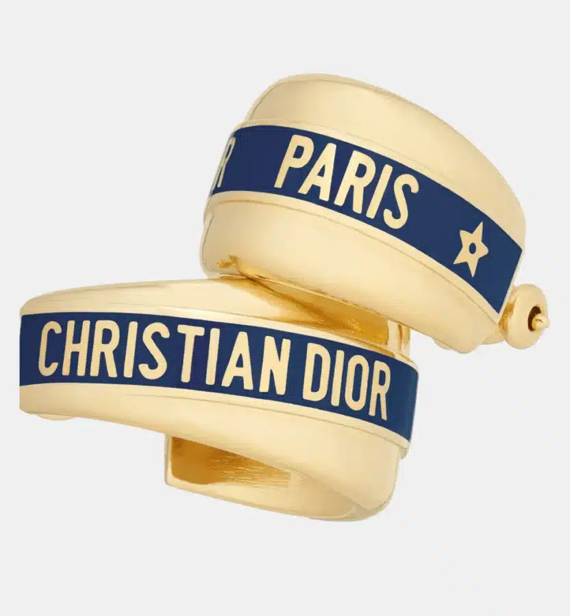 Boucles d’oreilles Dior Code Dior en or