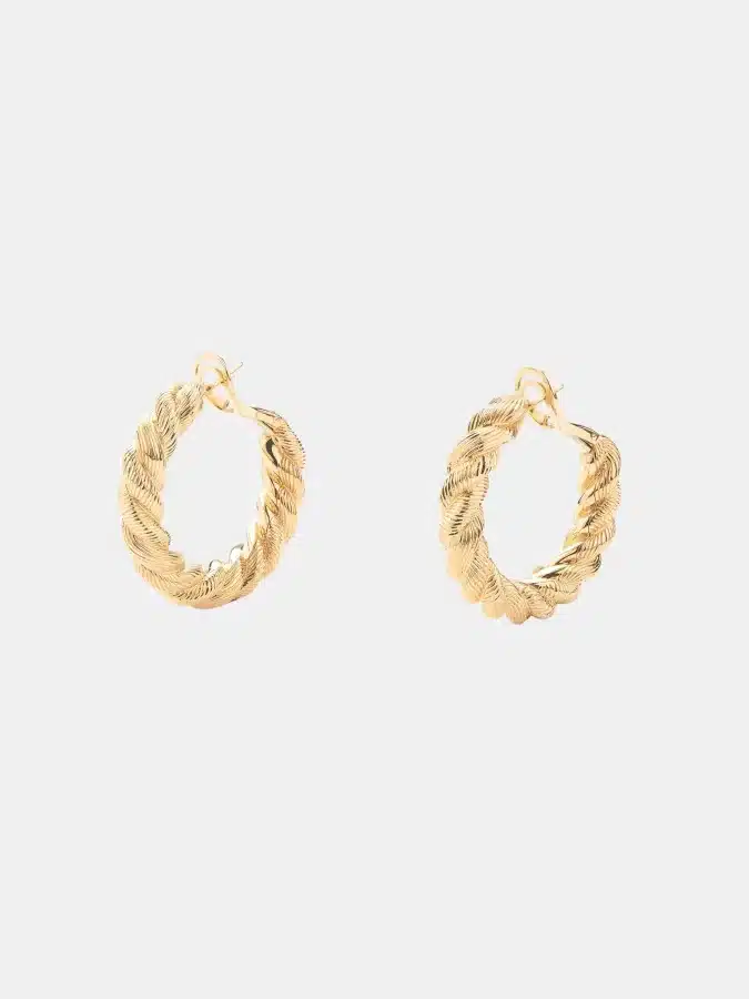 Boucles d’oreilles Dune de Poiray Poiray en or jaune