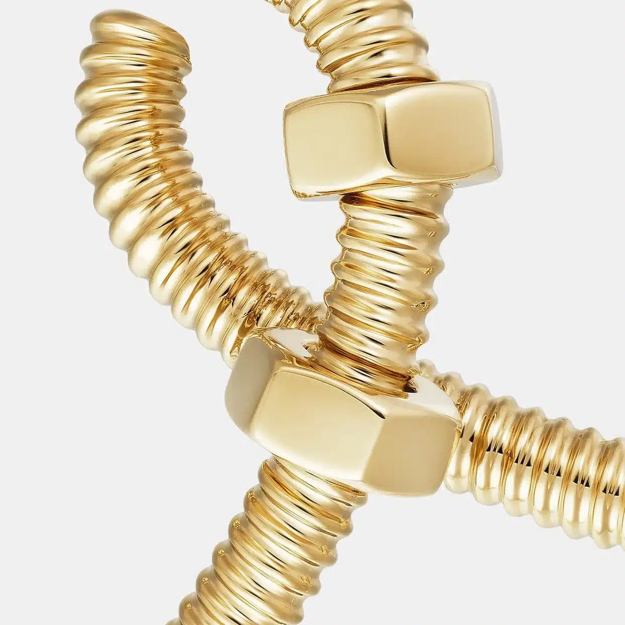 Boucles d’oreilles Écrou de Cartier en or jaune