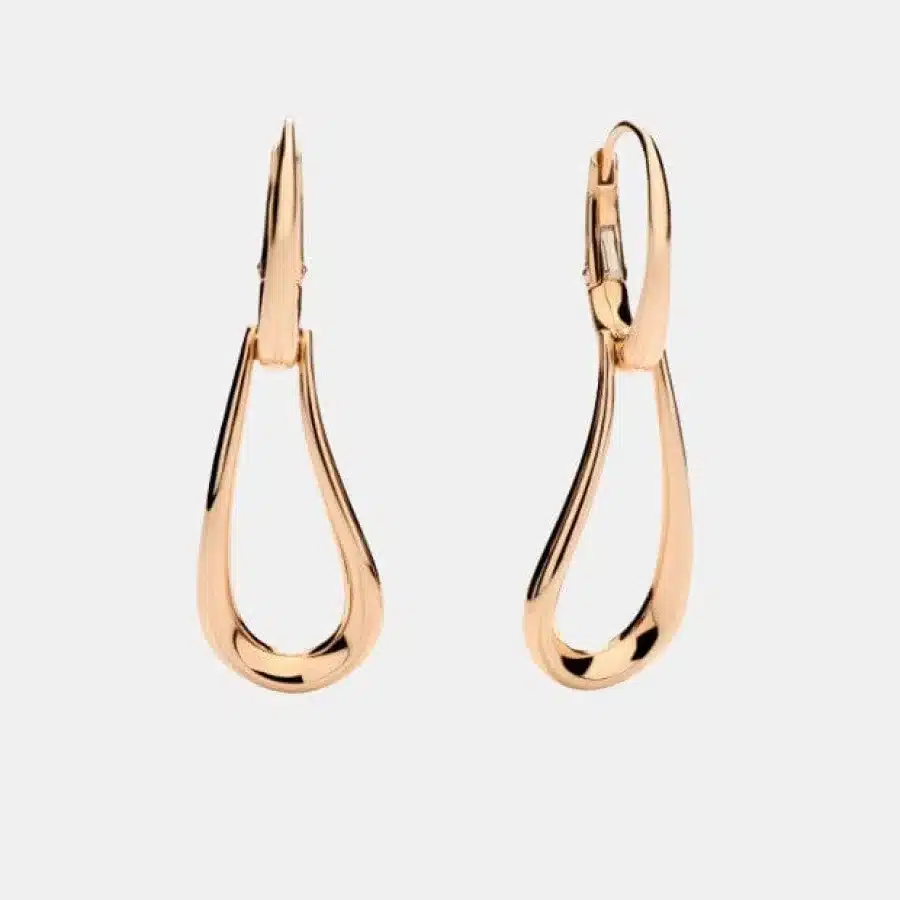 Boucles d'oreilles Fantina Pomellato en or rose — photographie du modèle, cote d’occasion GOLDMARKET