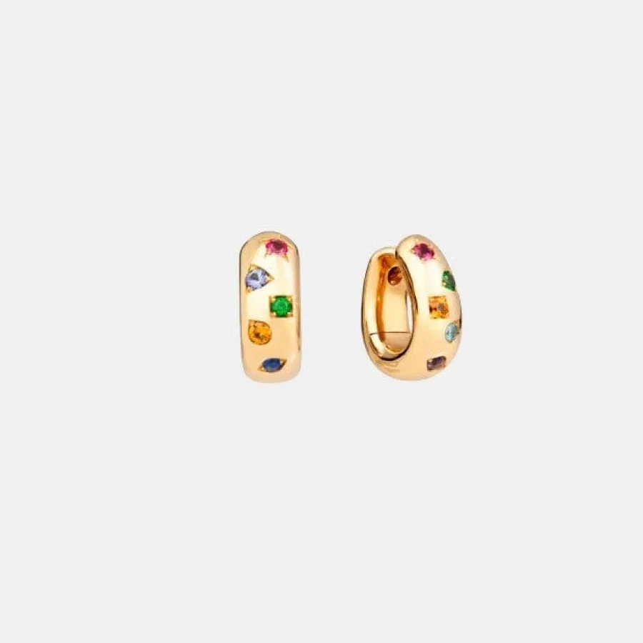 Boucles d'oreilles Iconica Pomellato en or rose, mixte 0.1ct — photographie du modèle, cote d’occasion GOLDMARKET