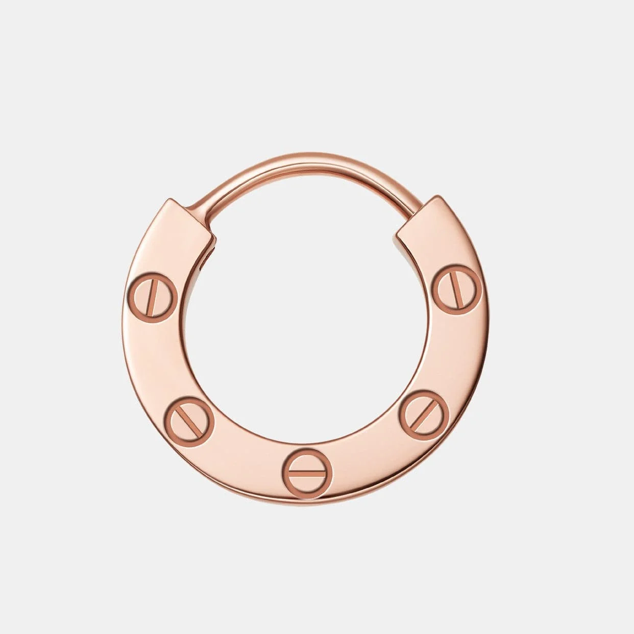 Boucles d'oreilles Love Cartier en or rose — photographie du modèle, cote d’occasion GOLDMARKET