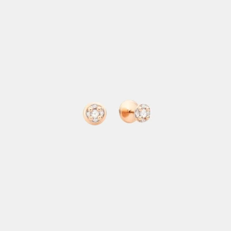 Boucles d'oreilles M'Ama Non M'Ama Pomellato en or rose, diamant 0.2ct — photographie du modèle, cote d’occasion GOLDMARKET