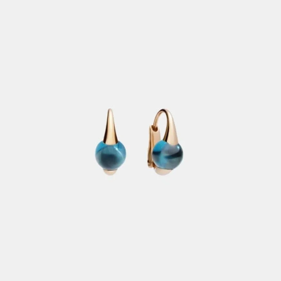 Boucles d'oreilles M'Ama Non M'Ama Pomellato en or rose, topaze 3.5ct — photographie du modèle, cote d’occasion GOLDMARKET