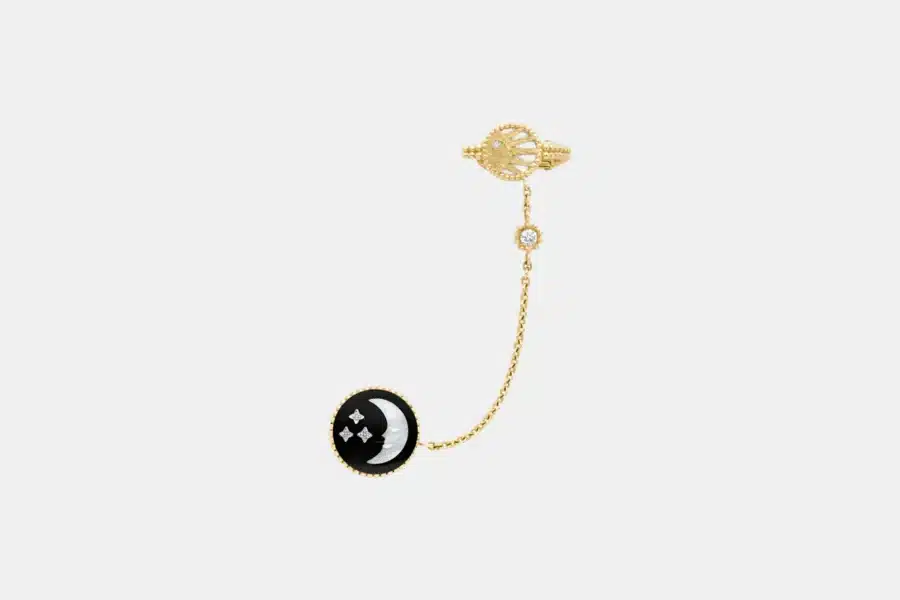 Boucles d’oreilles Mimirose Dior, diamant 0 . 01 ct