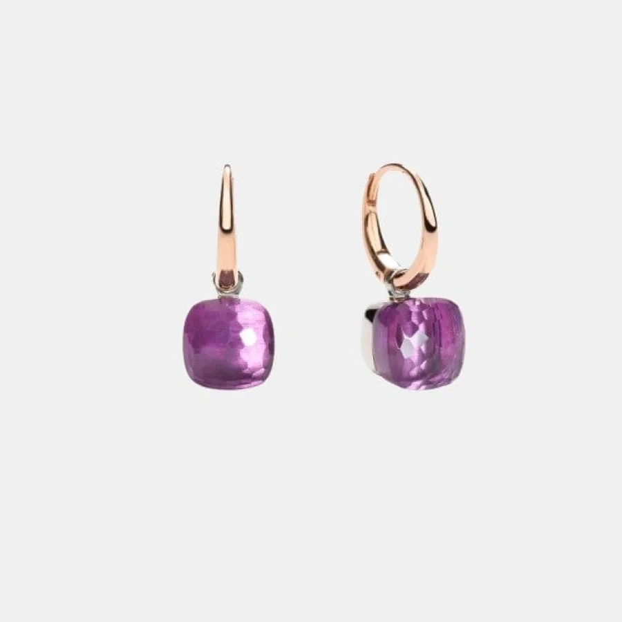 Boucles d'oreilles Nudo Pomellato en or, améthyste 9.7ct — photographie du modèle, cote d’occasion GOLDMARKET