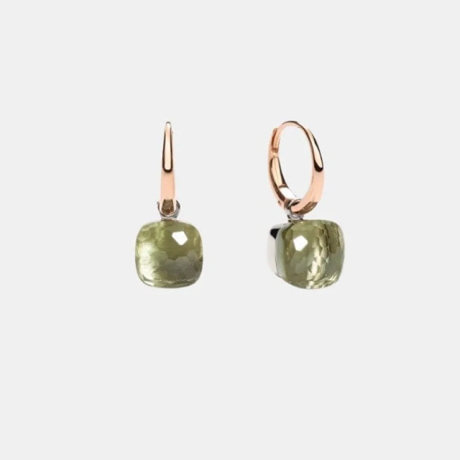 Boucles d'oreilles Nudo Pomellato en or, prasiolite 9.7ct — photographie du modèle, cote d’occasion GOLDMARKET